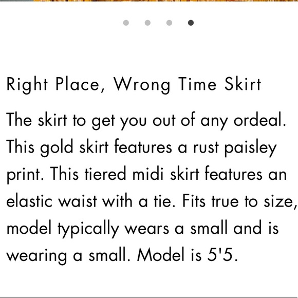 Yellow maxi skirt - Picture 4 of 4